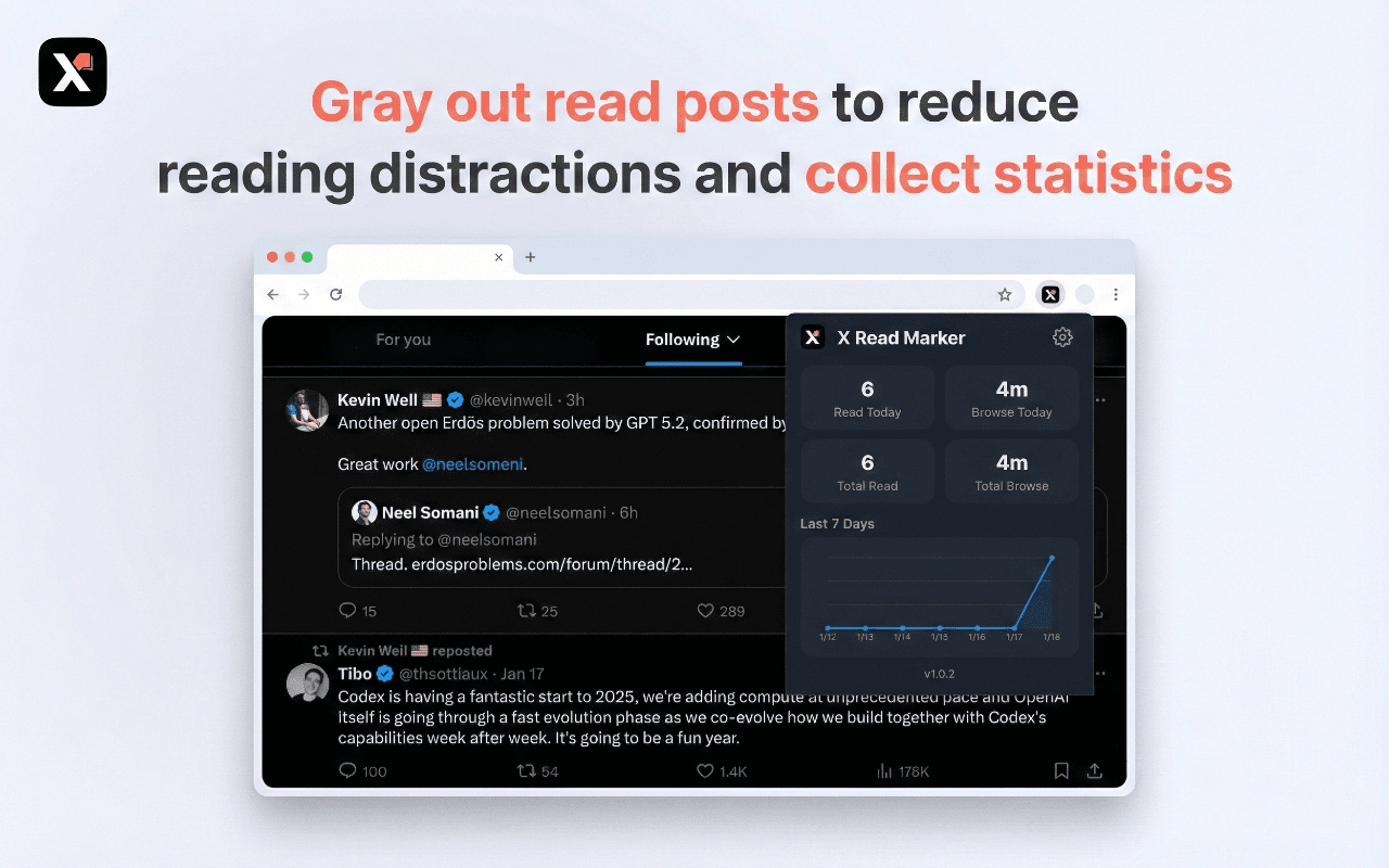 X Read Marker screenshot